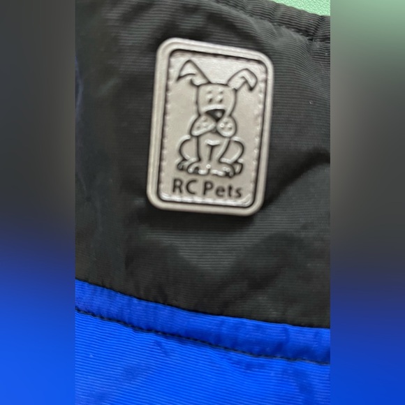 RC Dog Cobalt Blue & Black Jacket, Size 22, Dog Coats - Picture 6 of 7